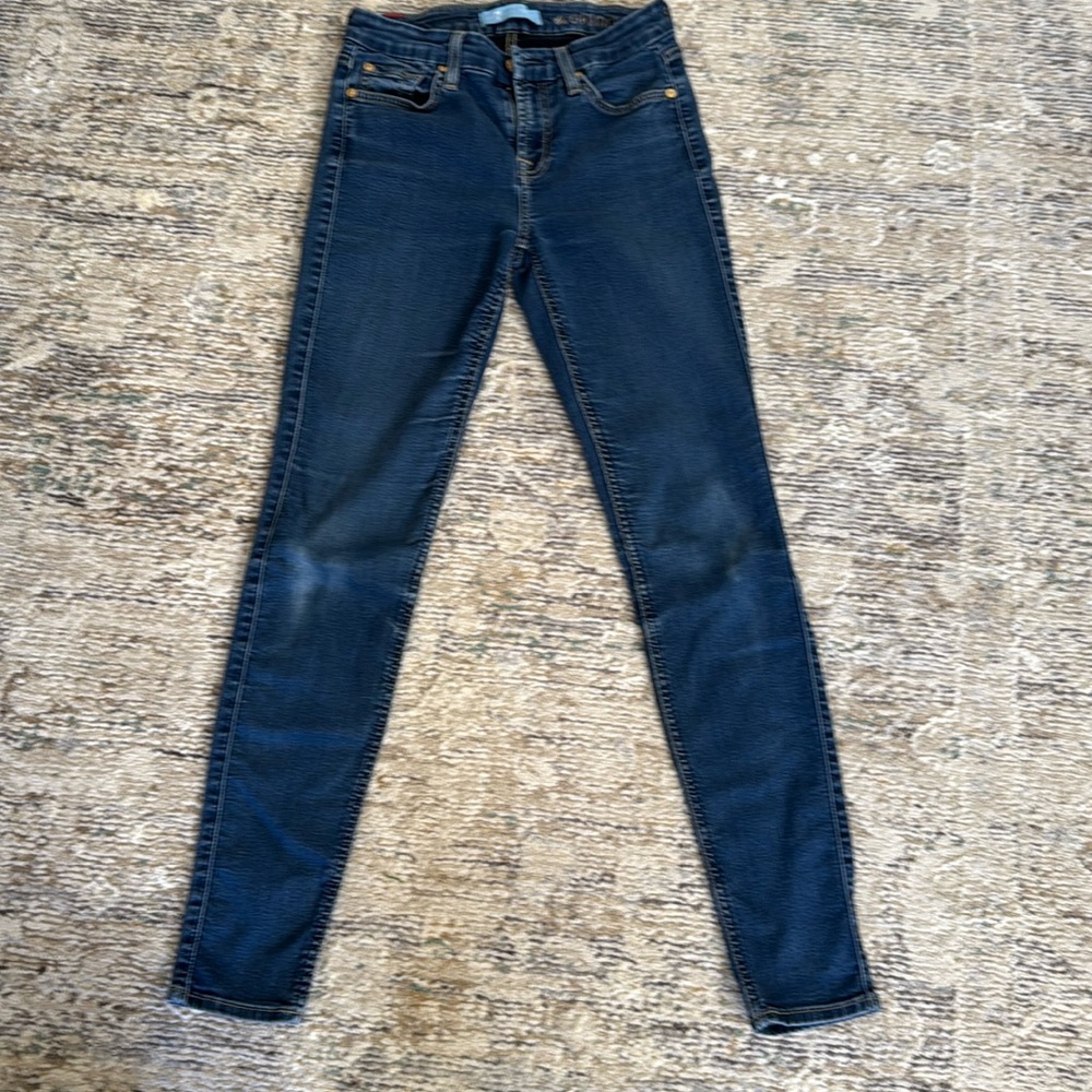 7 for all mankind b(air) denim “the skinny” size 25.